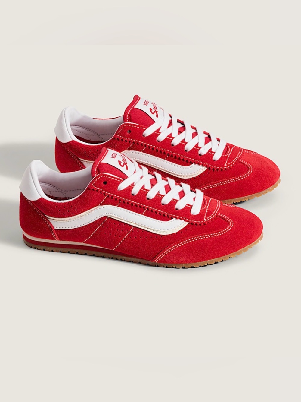 NWT - VANS Super Lowpro Shoe (Racing Red / Size 7)